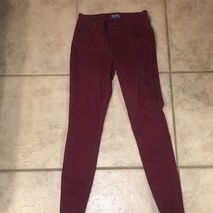 Maroon Pants